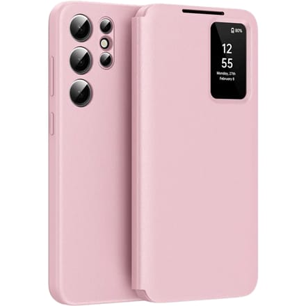 CaseBody Samsung Galaxy S25 Ultra Smart Cover Roze