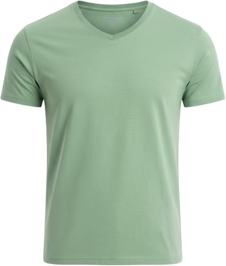 OMBRE T-shirt - Regular Fit - Katoen - Korte Mouw Groen M