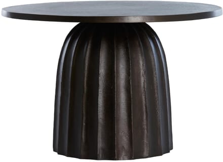 Light & Living Bijzettafel Veglia - Donkerbruin - Ø60cm - Modern