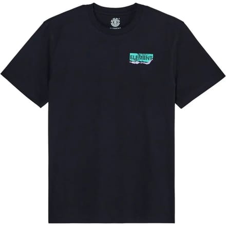 Element Torn T-shirt Met Korte Mouwen Zwart L Man