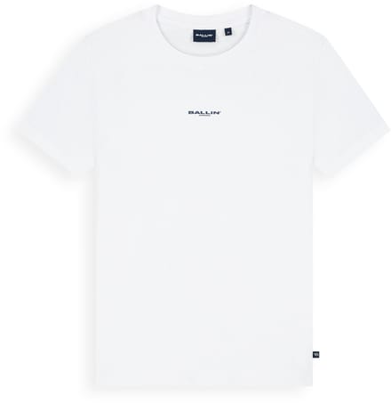 Ballin Amsterdam - Jongens Regular fit T-shirts Crewneck SS - White - Maat 8