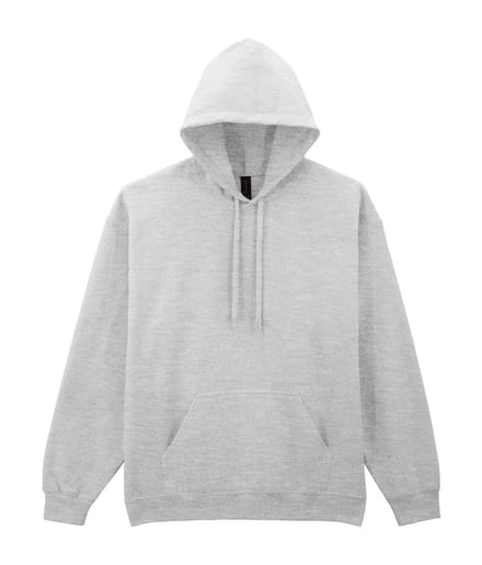 Gildan Sweater met capuchon Midweight Softstyle GISF500 - ASH GREY - 5XL