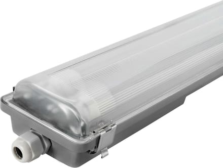 Ledvion - LED TL Armatuur - 60CM - 2X 7W - 4000K - 1120L - IP65 - LED Buis