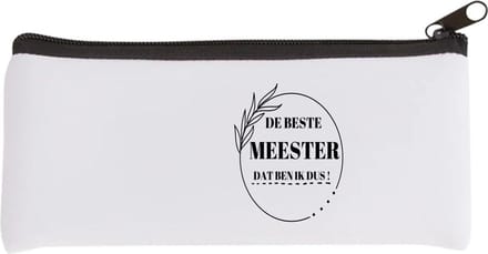 Akyol - beste meester dat ben ik dus Etui - Meester - leraar - collega's - verjaardag - afscheidscadeau - geschenk - leuke cadeau - kado - 20 bij 9 cm