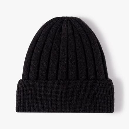 Thermo beanie - Thinsulate muts - Wintermuts - Warm - Hoofdbedekking - Winterkleding - Zwart - Jonyx