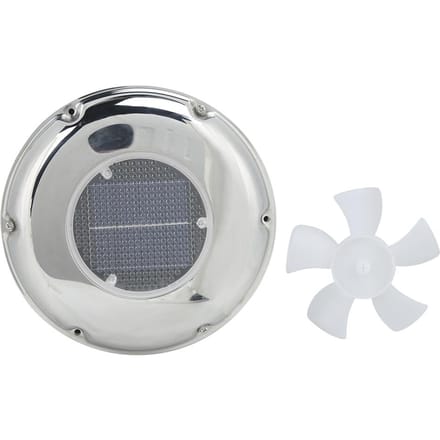 Ventilateur d'extraction de bateau en acier inoxydable Ventilateur de ventilation à énergie solaire
