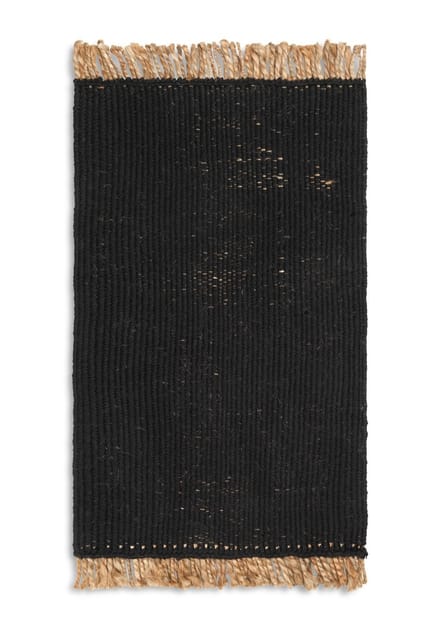 Ferm Living Blokmat - black/natural