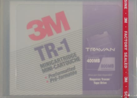 3M/Imation TR-1 MiniCartridge 400MB Preformatted