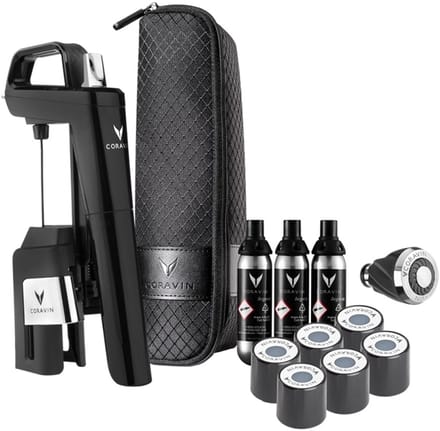 Coravin Timeless Six+ Wijnbewaarsysteem - Piano zwart