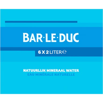 Water Bar-le-Duc koolzuurvrij 2 liter | 6 stuks