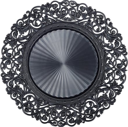 ZWARTE BAROKKE PLACEMAT 2 stuks