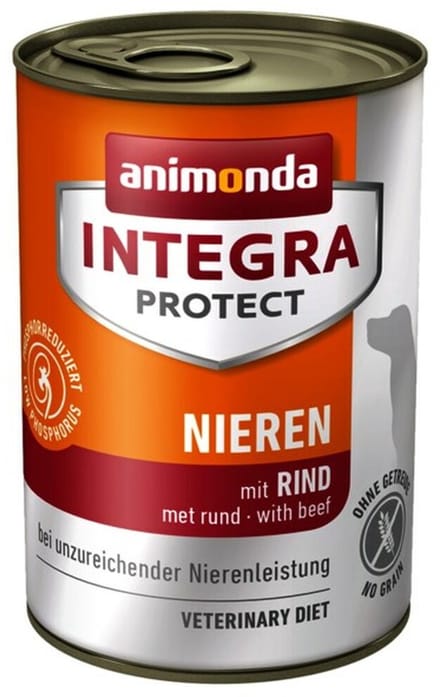 Animonda Integra Protect Nieren - Dieetvoer Kat - Rund (Beef) - Nierdieet - 12 x 400g