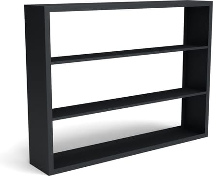 Beltza zwarte houtopslag onderverdeling 3 vakken 2000x385x1500 mm