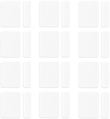 Vervangende Kleefpads - Sensor Pads - Beveiligingssysteem Installatie - Precisie Gesneden - 12 Sets - Wit