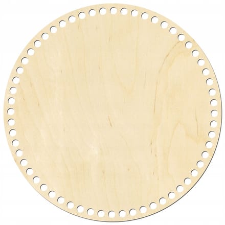 SMX Design - Houten Basis voor Mand - Rond - 35cm - FSC-gecertificeerd