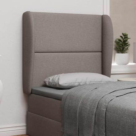 vidaXL - Hoofdbord - oor - Beige - Stof