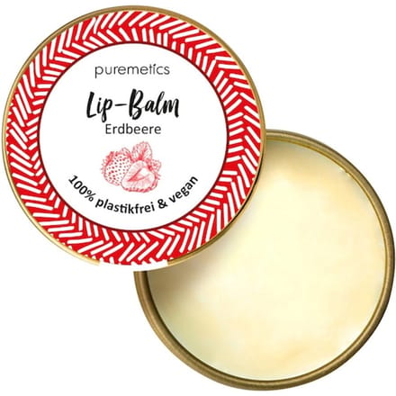 puremetics Lipverzorging Lippenbalsem Aardbei Dames 10 ml