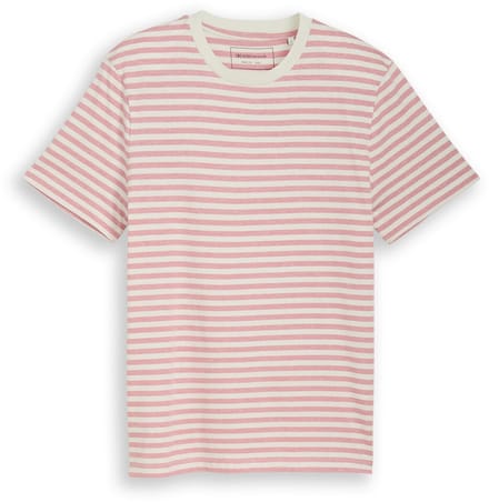 Tom Tailor Denim - T-shirt met streepjesmotief - Maat XL - rose white yd stripe