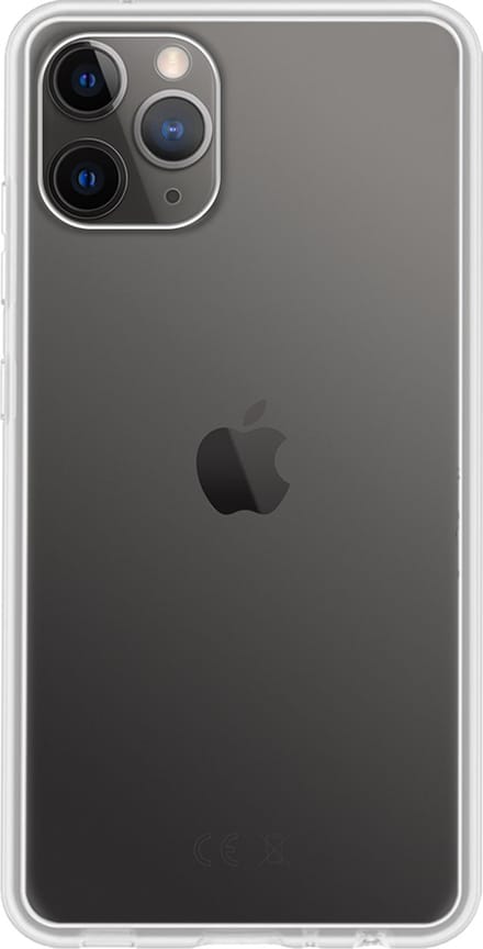 Hoes - Geschikt voor Apple iPhone 12 Pro - Sterk & Shockproof - Hoesje Cover - Siliconen Case - Transparant