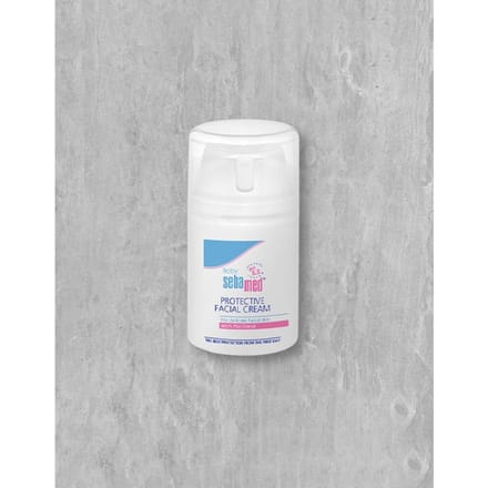 Sebamed Baby Beschermende Gezichtscrème 50ml white