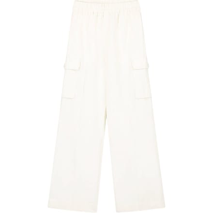 ØlÅf Cotton Linen Cargo Pants Cargo Off White W210401