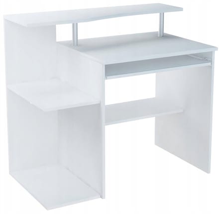 Meble Bestseller B1 Serie - Bureau - 100cm - Laminaat - Wit