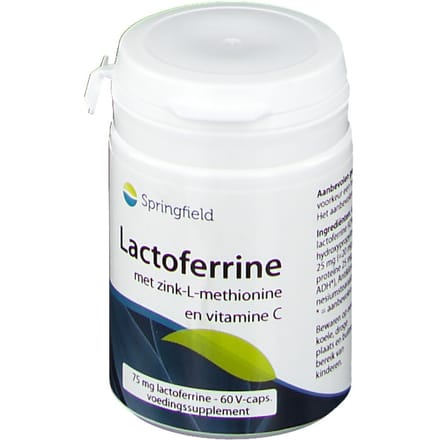 Springfield Lactoferrine 75mg 60 Vegetarische capsules