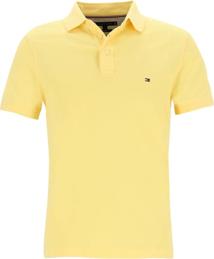 Tommy Hilfiger 1985 Slim Polo - heren poloshirt - geel