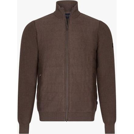 Cavallaro Napoli Vest Gioni Full Zip Bruin / male