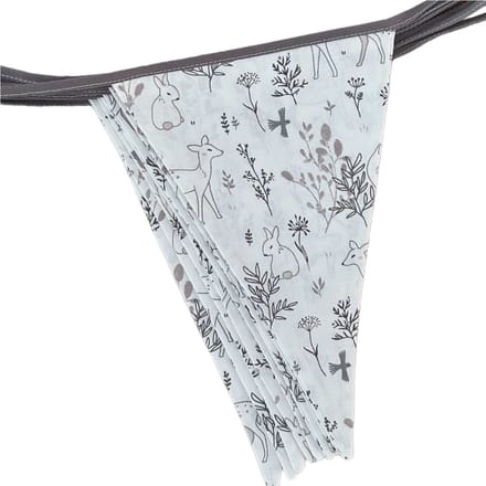 BINK Bedding Stoffen Slinger - Vlaggenlijn Bunny model XXL (10 mtr, 21 vlaggetjes)