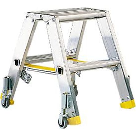 Trapladder Mehrsi, licht metaal, 2 treden, 4,6 kg