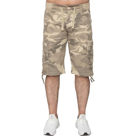 Enzo | Heren Cargo Combat Camo Korte Broek