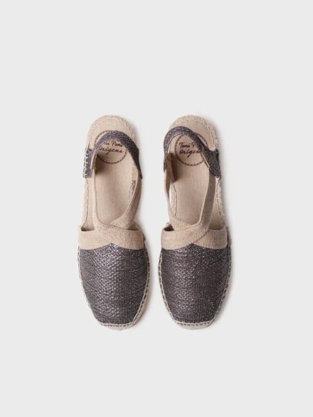 Glanzende veganistische espadrilles voor dames | TRITON