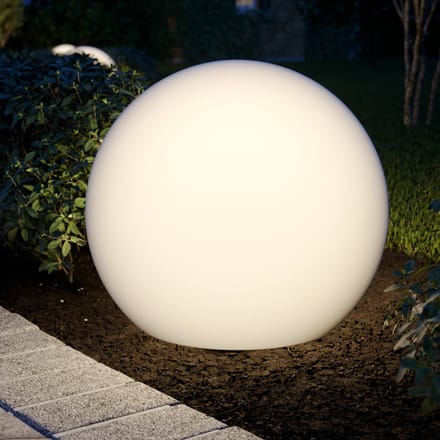Nowodvorski Lighting Cumulus L lichtbol, Ø 60 cm, wit, kunststof, IP44, E27