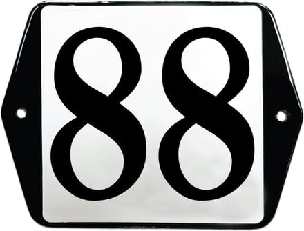 Emaille huisummer model oor - 88