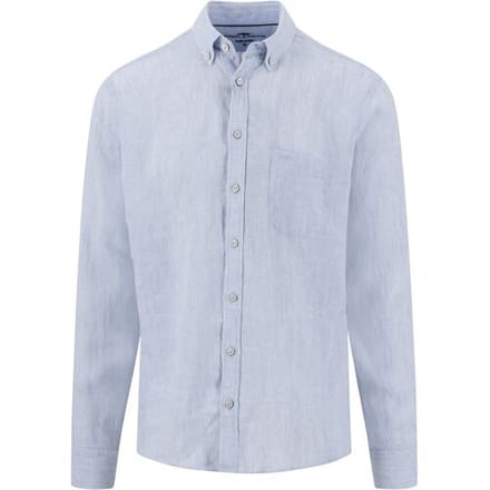 Fynch-Hatton Overhemd Linnen Fine Striped Button-Down New Breeze / male