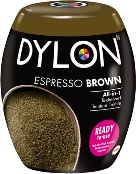 Dylon Textielverf Espresso Brown - 3 x 350 gr - Voordeelverpakking