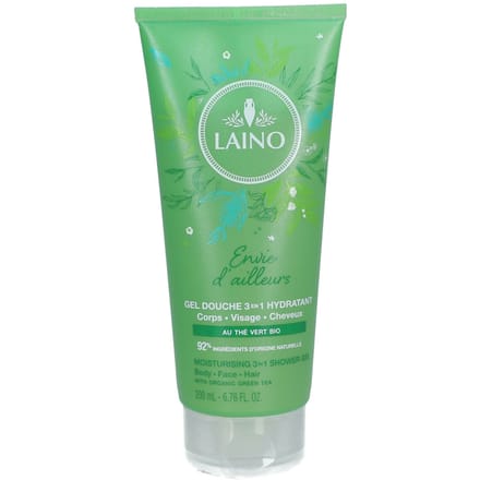 Laino 3 in 1 Shower Gel with Organic Green Tea 200 Douchegel