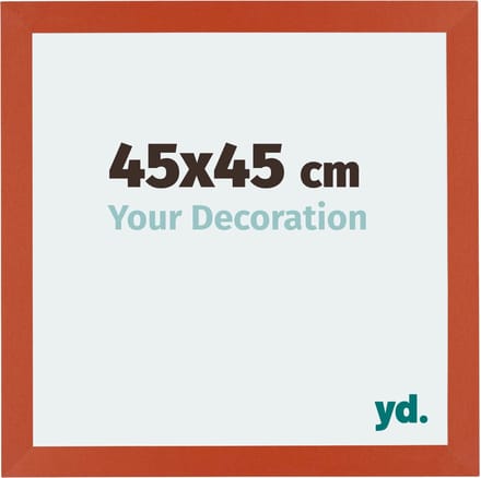 Your Decoration - Fotolijst 45x45 cm - MDF - Oranje - Mura