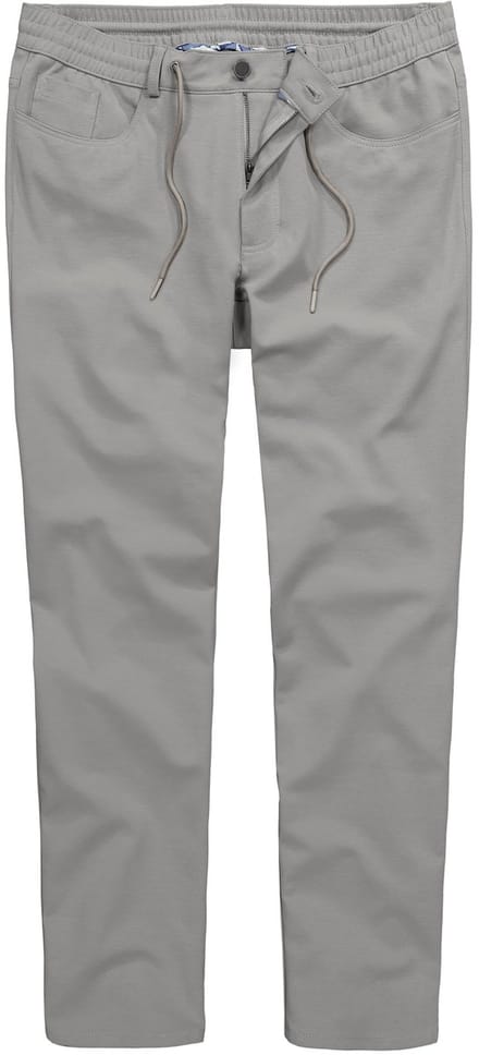 Boston Park - Heren - Jeans Buikfit FLEXLASTIC® Regular Fit 5-pocket - Grijs - Maat L
