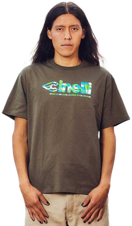 Cinelli Global Cycling T-shirt Met Korte Mouwen Groen M