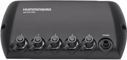 Humminbird AS ETH 5PXG 5-Poorts Ethernet Switch – Waterdichte Netwerk Aansluitbox