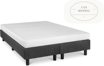 2 Persoons Boxspring Studio Luxe Pocketvering HR matras – Antraciet 120x190