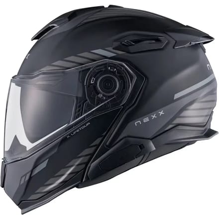 Nexx X.Lifetour Globe Zwart Mat Grijs Systeemhelm - Helm