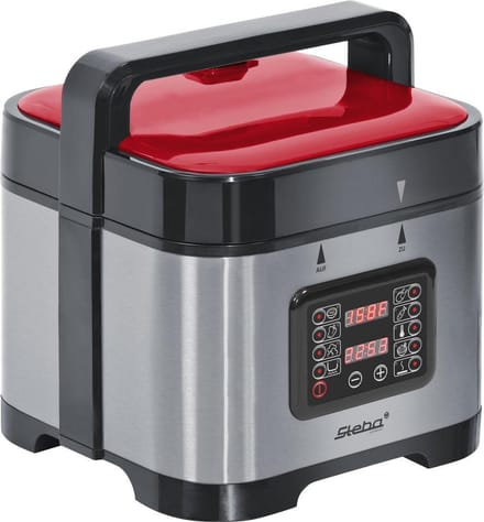 Steba DD1ECO - Stoomkoker - Snelkookplan - Multicooker - 5L - 9 programma's - timer - RVS