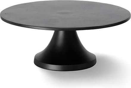 Taartplateau Mat Zwart Modern Ø 25 cm