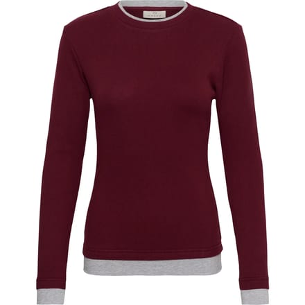 Dames-T-shirt met lange mouwen KAFFE Yellina