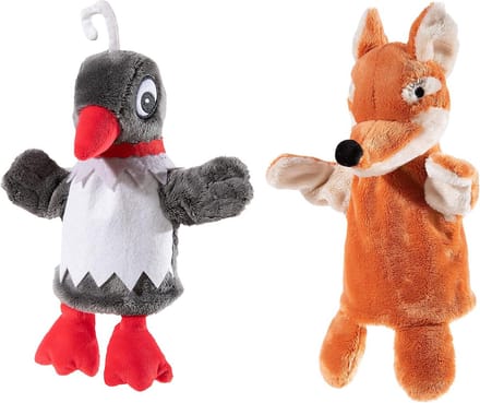 Set van Twee Handpoppen Vrouw en Heer voor Kinderen