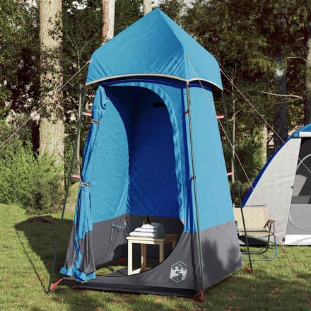 vidaXL Toilettent waterdicht blauw