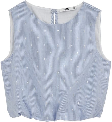 WE Fashion Meisjes top met glittergaren